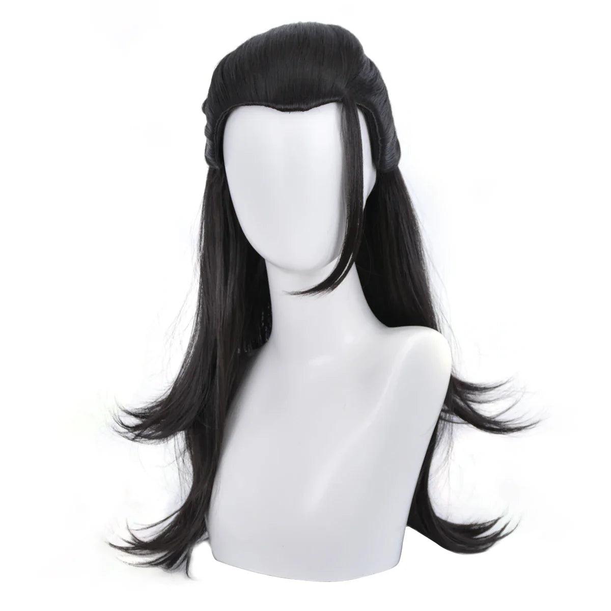 Jujutsu JJK Anime Suguru Geto Cosplay Wig Untied Rose Net Synthetic Fiber Adjustable Size Halloween Christmas Party