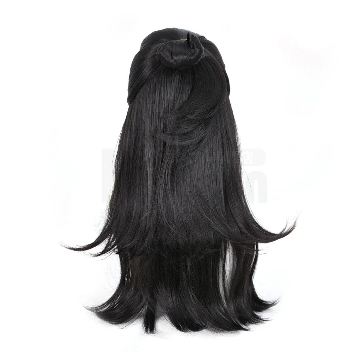 Jujutsu JJK Anime Suguru Geto Cosplay Wig Untied Rose Net Synthetic Fiber Adjustable Size Halloween Christmas Party