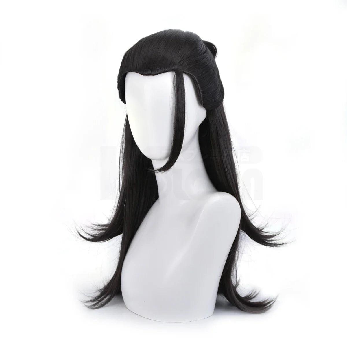 Jujutsu JJK Anime Suguru Geto Cosplay Wig Untied Rose Net Synthetic Fiber Adjustable Size Halloween Christmas Party