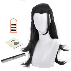 Jujutsu JJK Anime Suguru Geto Cosplay Wig Untied Rose Net Synthetic Fiber Adjustable Size Halloween Christmas Party