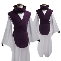 Jujutsu JJK Manga Anime Choso Cosplay Costume Purple Vest Neck Gaiter Belt White Elastic Pants Top Gift