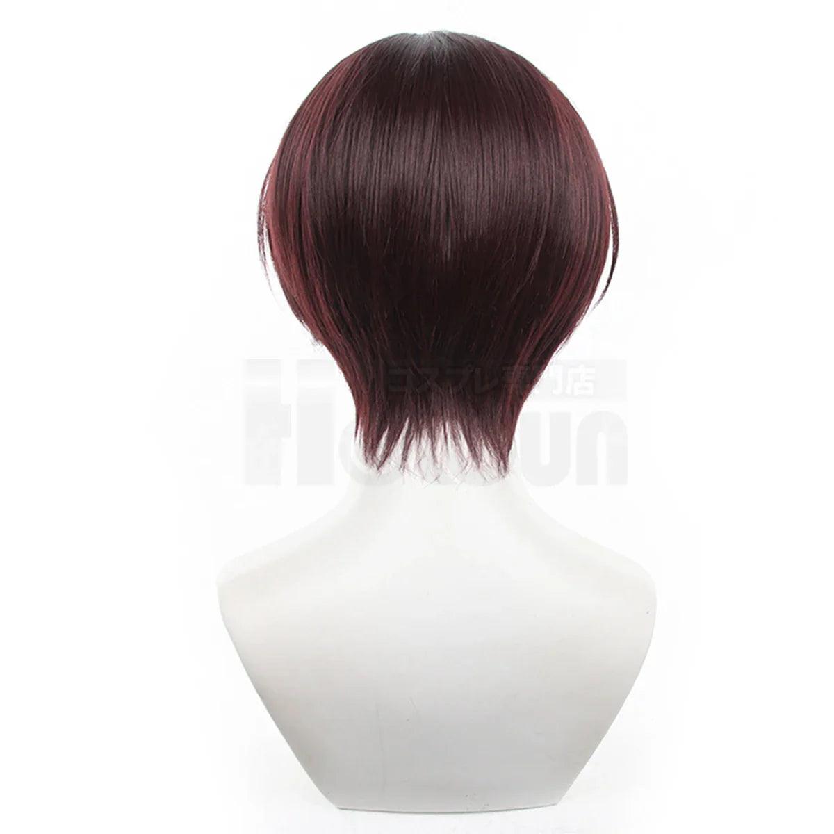 Wind Breaker Anime Hayato Suo Cosplay Wig Rose Net Synthetic Fiber Adjustable Size Halloween Gift