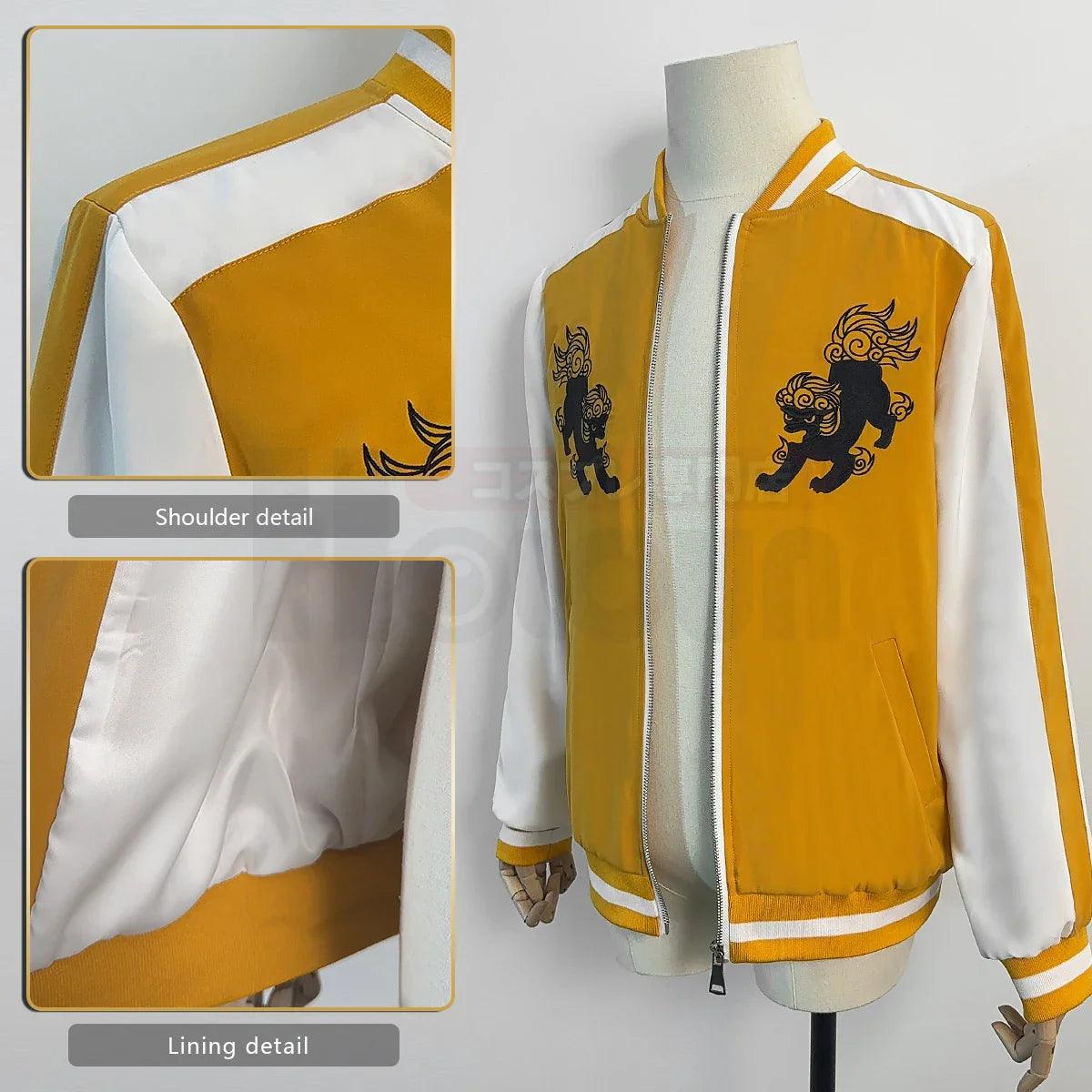 Wind Breaker Anime Tomiyama Choji  Jo Togame Cosplay Costume Embroidery  Lion Den College Jacket Daily Wear Gift