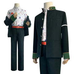 Wind Breaker Anime kiryu mitsuki Cosplay Costume Wig School Uniform Green Jacket Pants Shirt Belt Cos Convention