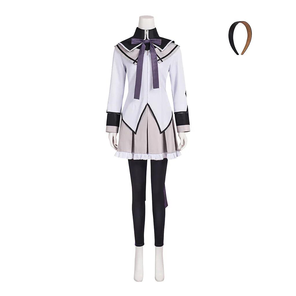 Homura Akemi Cosplay Anime Costume Women Battle Uniform Skirts Suit Halloween Carnival Party Magical Girl Disguise Ball Gown