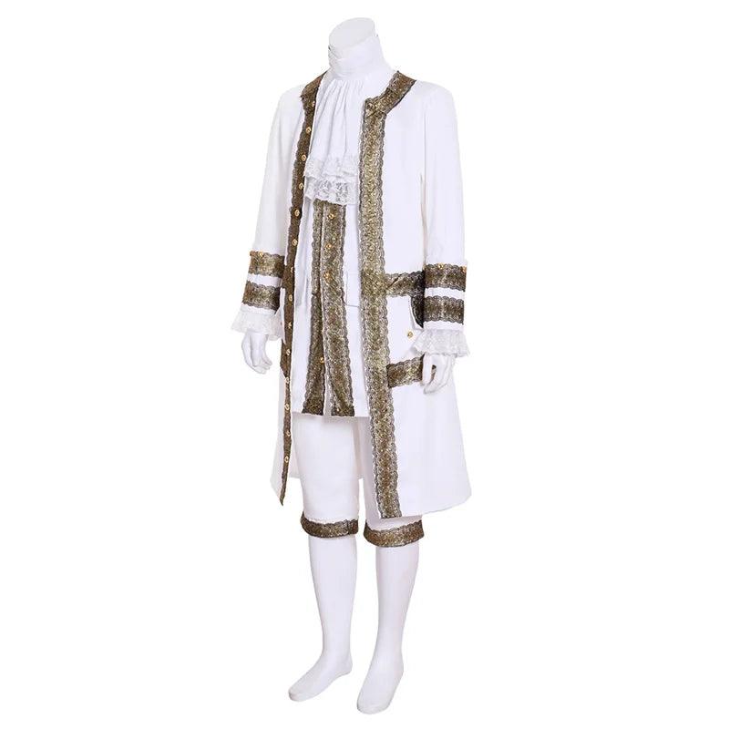 Men’s Victorian Steampunk Royal Prince Costume – Baroque Wedding Suit & Medieval Blazer | Coscosmos Series