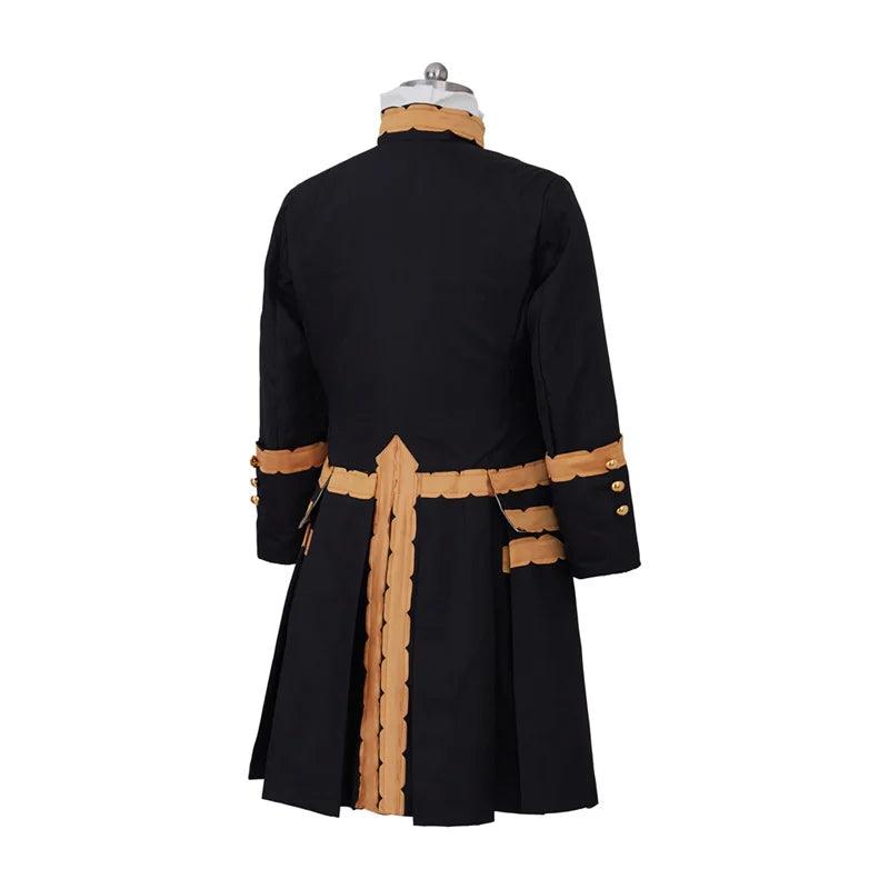 Medieval Men's Top Hat Full Victorian Regency Coat King  18th Century Colonial Officer Uniform