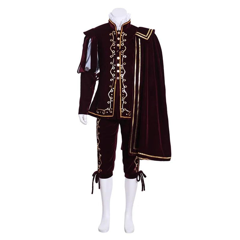 Men’s Medieval Tudor King & Warrior Costume – Elizabethan Knight Cosplay Outfit for Halloween | Coscosmos