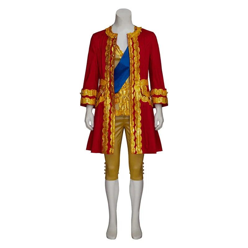 Medieval Prince Edward Cosplay Costume - Victorian Red Baroque Noble Suit for Men | Coscosmos