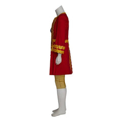 Medieval Prince Edward Cosplay Costume - Victorian Red Baroque Noble Suit for Men | Coscosmos