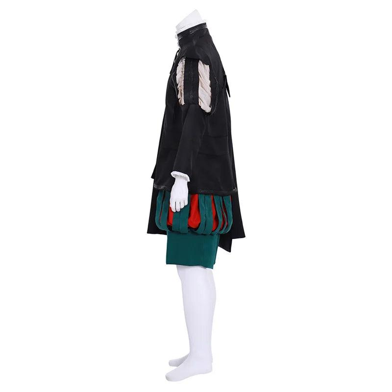 Royal Tudor Victorian Renaissance Costume - King’s Medieval Suit with Cloak for Men | Coscosmos