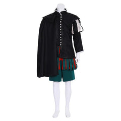 Royal Tudor Victorian Renaissance Costume - King’s Medieval Suit with Cloak for Men | Coscosmos