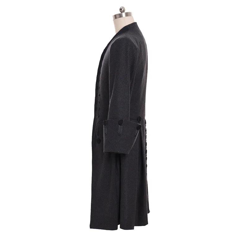 Medieval Victoria Edwardian Steampunk Trench Coat Long Coat Vintage Prince Overcoat Medieval Renaissance Jacket Costume