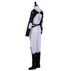 Miranda Lawson Cosplay Game Costume For Women Punk Retro White Battle Uniform Suit Halloween Carnival Party Streetwear