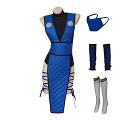 Mortal Kombat Women's Cosplay Costume | Anime Game Role Play Outfit for Halloween & Parties