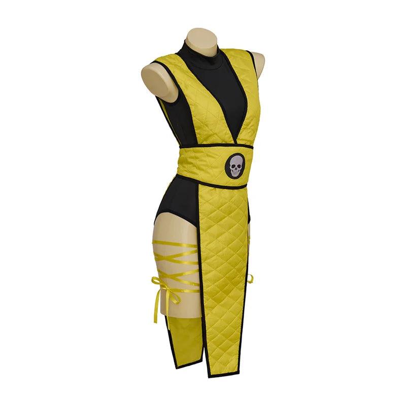 Mortal Kombat Women's Cosplay Costume | Anime Game Role Play Outfit for Halloween & Parties