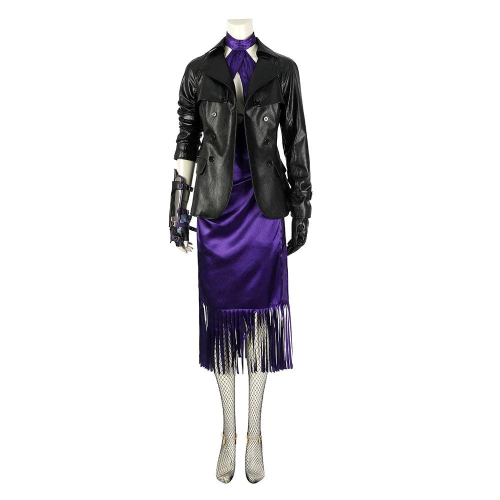 Nina Williams Cosplay Game Costume Women Sexy Dress Jacket Full Set Battle Suit Halloween Carnival Party Fighting Uniform