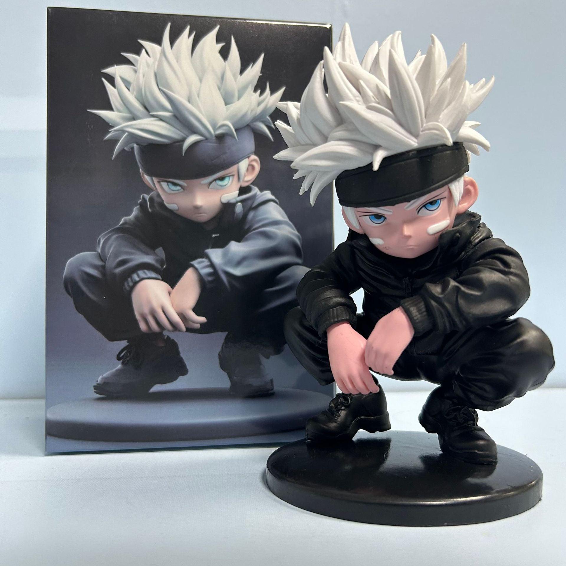 Jujutsu Kaisen Gojo Satoru & Ryomen Sukuna Q Version PVC Figure - Anime Collectible Toy