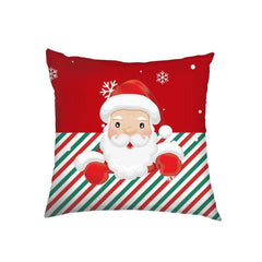 new products Christmas Christmas pillow cover linen printed sofa cushion home pillow