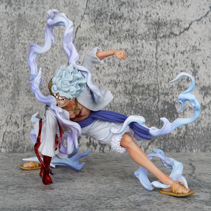 One Piece Gear 5 Sun God Nika Luffy Action Figure - Anime Room Decor PVC Toy