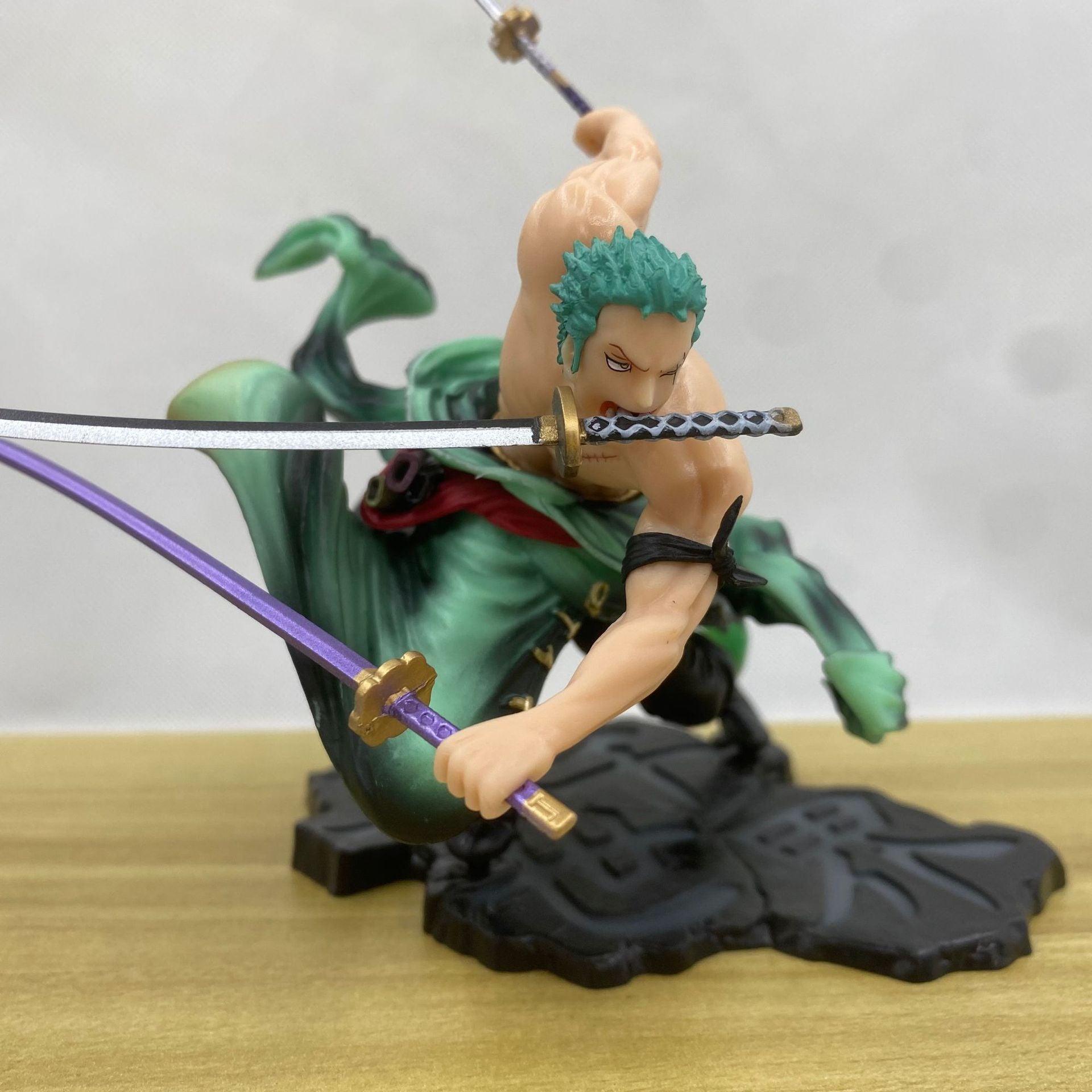 Roronoa Zoro Action Figure - Nine Blades Shura Mode PVC Anime Collectible