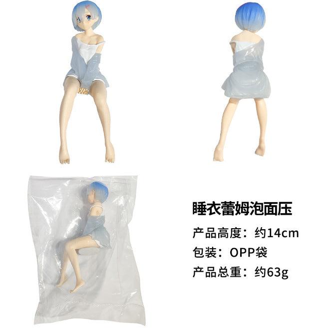 Rem Pajamas Figure - New Anime Re:Zero Life Girl Kawaii Car Ornament Christmas Gift