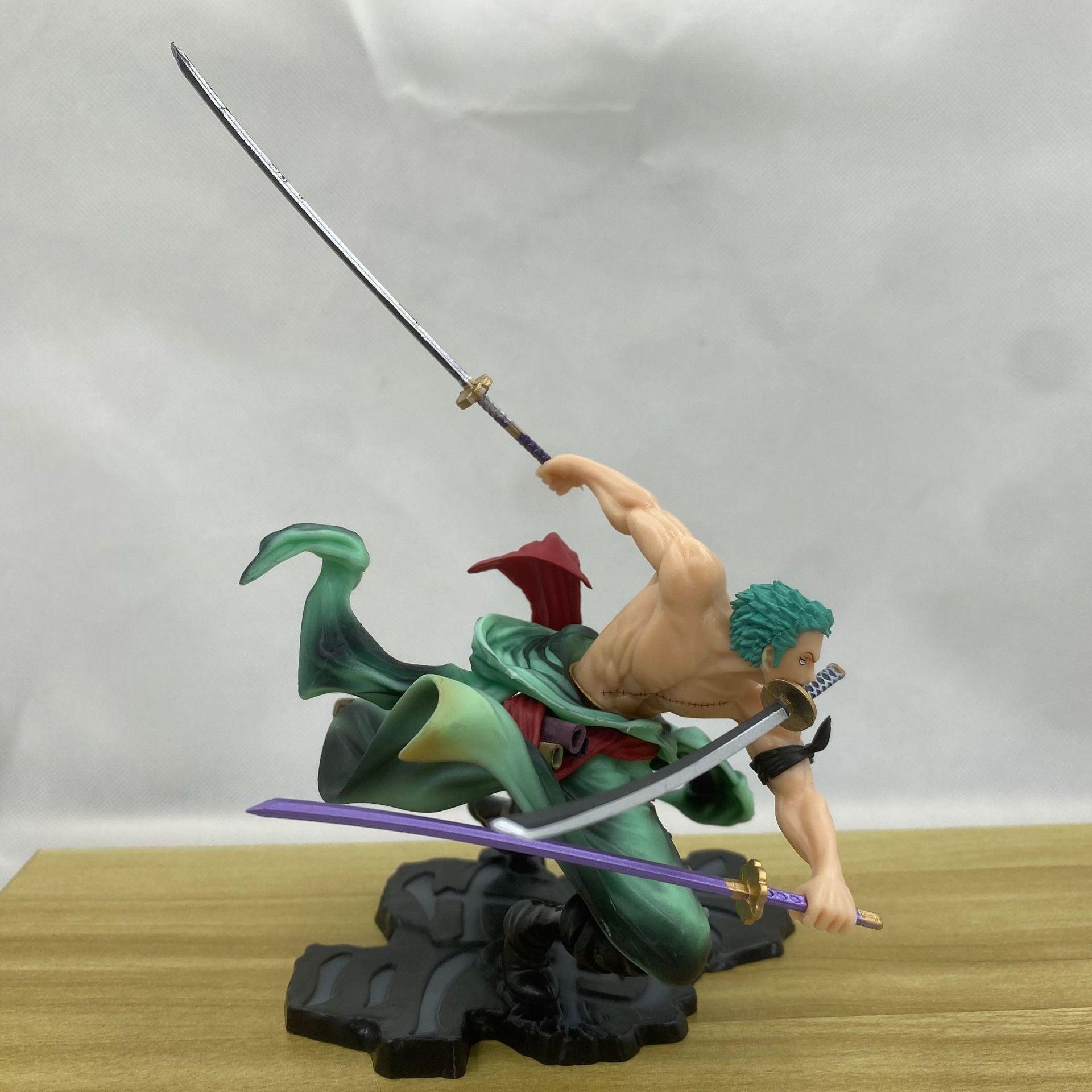 Roronoa Zoro Action Figure - Nine Blades Shura Mode PVC Anime Collectible