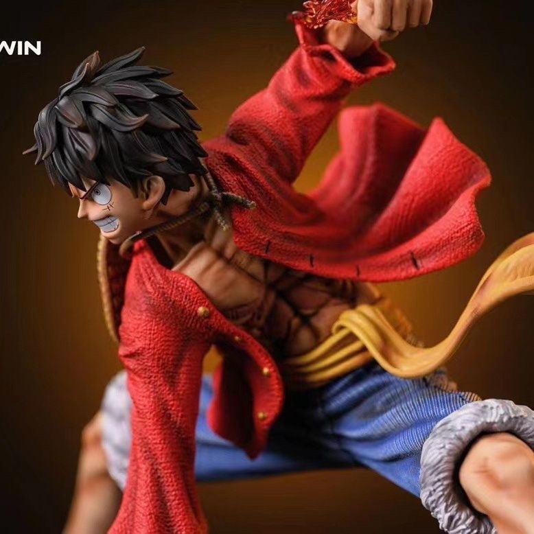 One Piece Squatting Luffy PVC Battle Action Figure – Anime Model Doll for Collectors and Kids