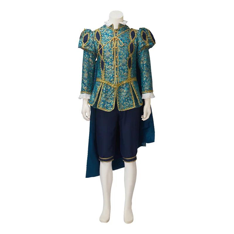 Tudor King & Nobleman Cosplay Costume - Medieval Renaissance Prince Outfit with Cloak | Coscosmos