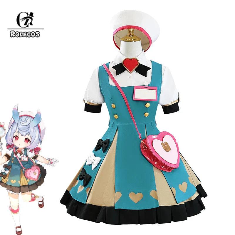 Game Genshin Impact 2024 FES Sigewinne Cosplay Costume Sigewinne Suit with Hat Halloween Women Outfit