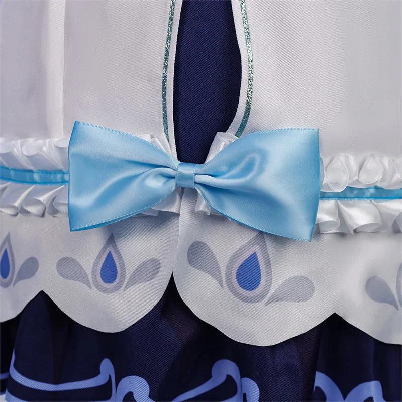 Game Genshin Impact Clervie Cosplay Costume Childhood Clervie Women Halloween Costume Female Party Role Play Dress