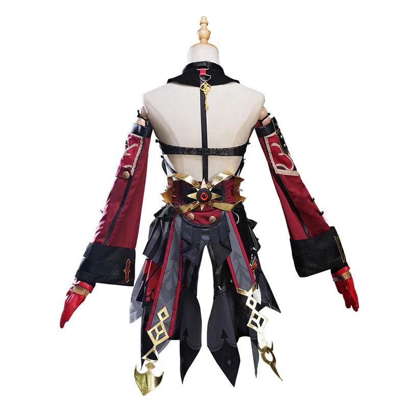 Game Genshin Impact Fontaine Codename M Cosplay Costume Little Witch Dress Halloween Women Party Role Play Outfit