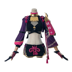 Game Genshin Impact Kuki Shinobu Cosplay Costume Kuki Shinobu Halloween Party Outfit Women Cosplay Costume Full Set