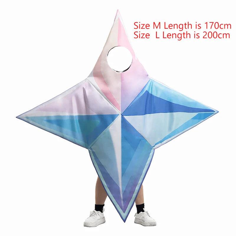 Game Genshin Impact Primogem Cosplay Costume Primogem Cosplay Costume Men Women Uniform Party Cosplay Halloween Full Set