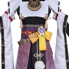 Game Genshin Impact Sara Cosplay Costume Kujou Sara Cosplay Costumes Women Dress Outfits Halloween Full Set with Mask