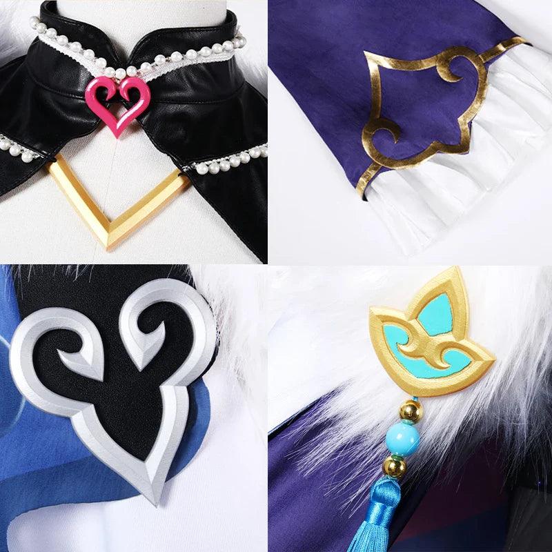 Game Honkai Star Rail Baiheng Cosplay Costume Foxian Archer and Pilot Baiheng Women Dress Halloween Party Uniform