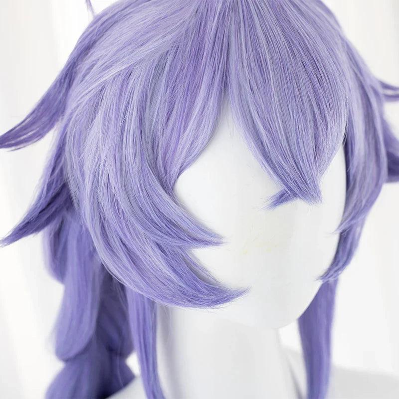 Game Honkai Star Rail Bailu Cosplay Wig 100cm Gradient Color Straight Wigs Heat Resistant Perucas Synthetic Hair