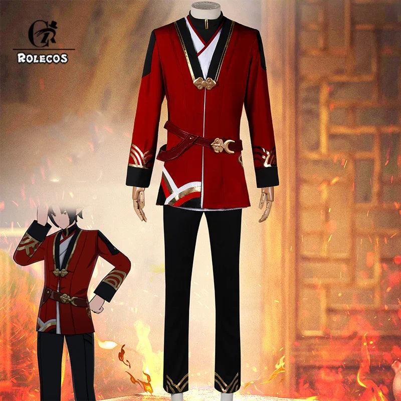 Game Honkai Star Rail Blade The Artisanship Commission Men Cosplay Costume Halloween Carnival Party Uniform