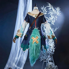 Game Honkai Star Rail Huohuo Cosplay Costume The Xianzhou Luofu  Foxian Girl Dress Halloween Women Carnival Party Suit