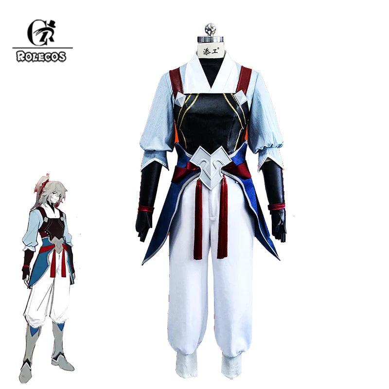 Game Honkai Star Rail Juvenile Jing Yuan Cosplay Costume Jing Yuan Adult Men Halloween Carnival Party Suit