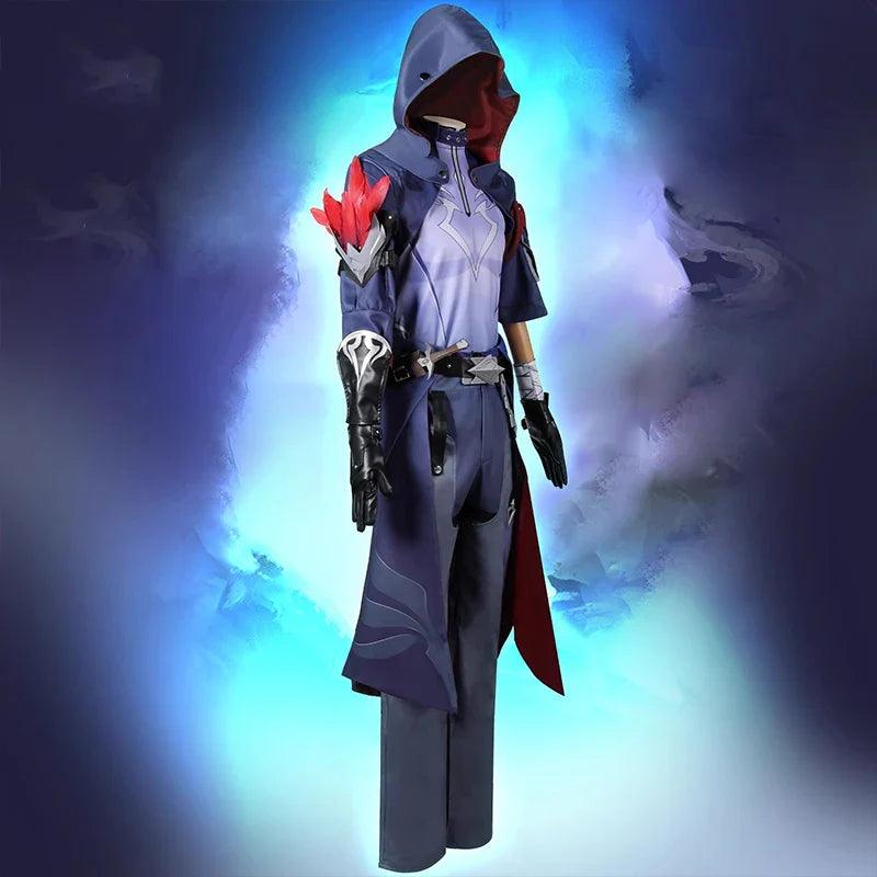 Game Honkai Star Rail Moze Cosplay Costume The Crow-Feathered Weirdo Shadow Guard Men Costume Halloween Carnival Uniform