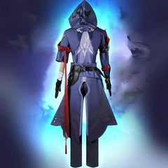 Game Honkai Star Rail Moze Cosplay Costume The Crow-Feathered Weirdo Shadow Guard Men Costume Halloween Carnival Uniform