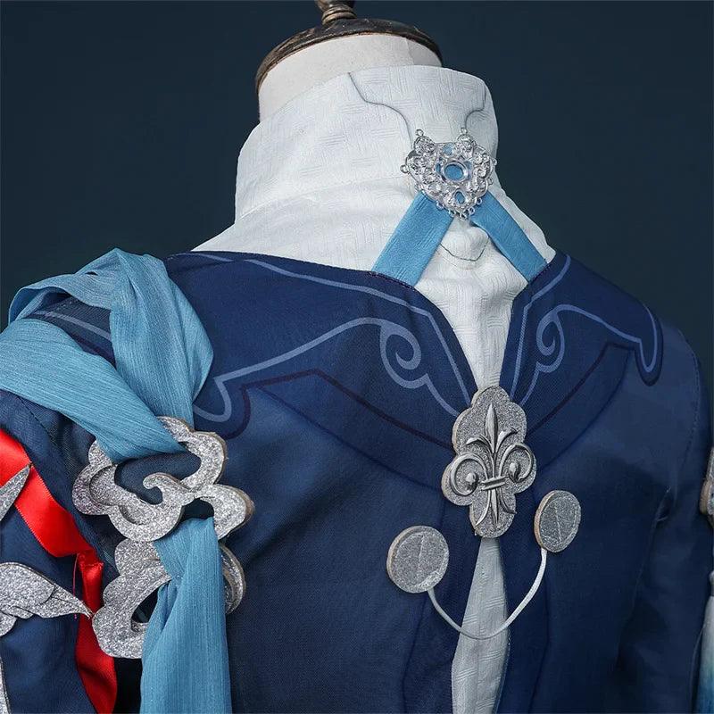 Game Honkai Star Rail Yanqing Cosplay Costume Gorgeous Handsome Men Cosplay Suit Halloween Carnival Party Suit