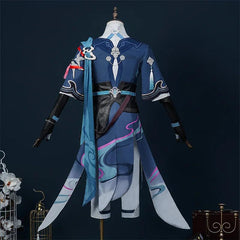 Game Honkai Star Rail Yanqing Cosplay Costume Gorgeous Handsome Men Cosplay Suit Halloween Carnival Party Suit