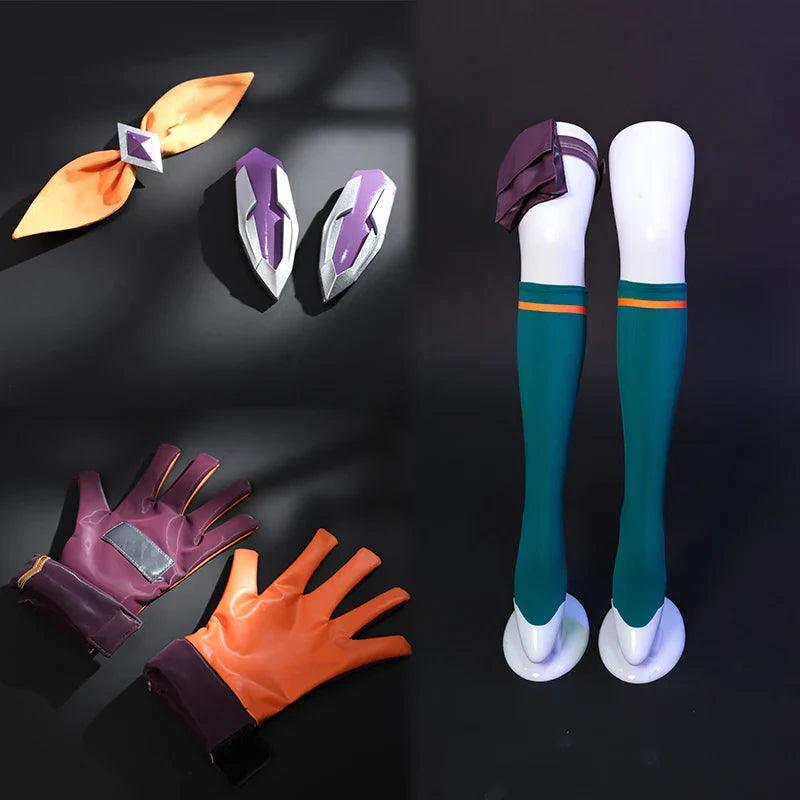 Game LOL Battle Academia Lux Cosplay Costume LOL Lux School Uniform Halloween Women Suit New Skin