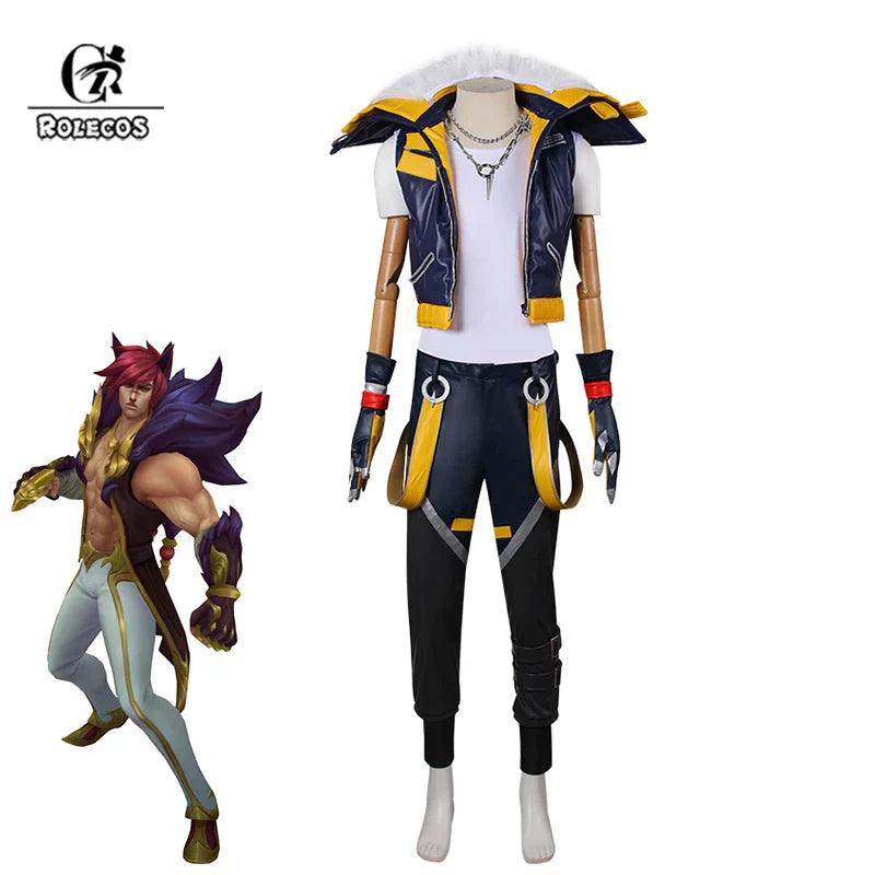 Game LOL HEARTSTEEL Sett Cosplay Costume LOL Adult Men Roleplay Fantasia Outfits Male Sett Uniform Halloween Full Set