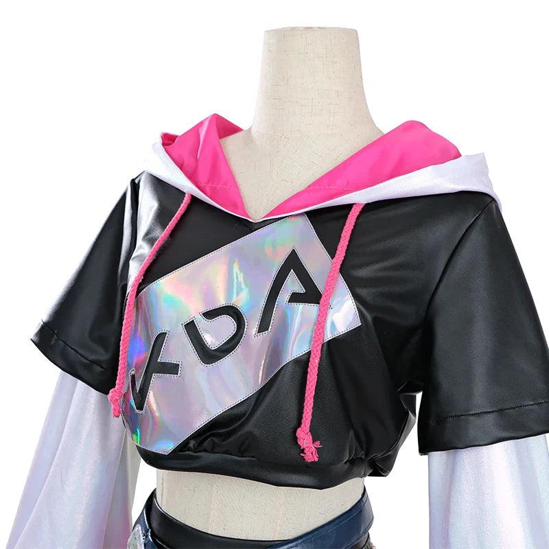 Game LOL KDA Neeko Cosplay Costume Women Super Fan Neeko Costume Halloween Party Suit Full Set with Tails