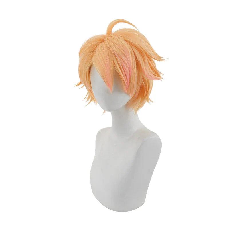 Game LOL Lovestruck Ezreal Cosplay Wig Valentine's Day Ezreal 30cm Men Cosplay Wigs Heat Resistant Synthetic Hair