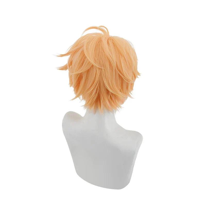 Game LOL Lovestruck Ezreal Cosplay Wig Valentine's Day Ezreal 30cm Men Cosplay Wigs Heat Resistant Synthetic Hair