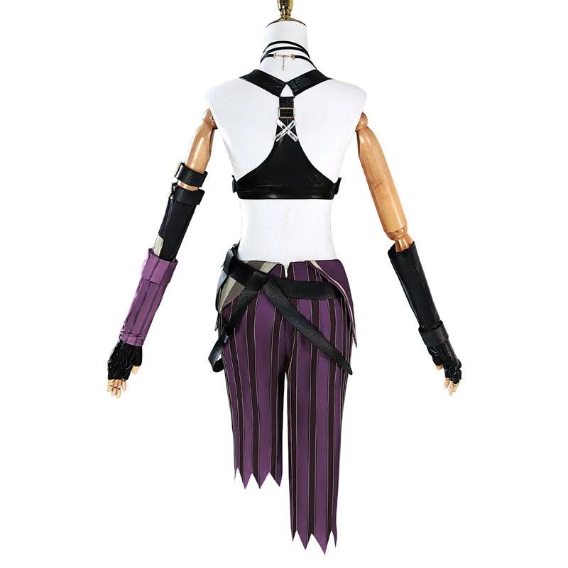 Game LOL Season 2 The Loose Cannon Jinx Cosplay Costume LOL Jinx Outfits Halloween Party Women Suit